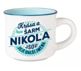 Albi Espresso Mug Nikola - Schönheit und Charme, sind ihre anderen Namen 45 ml