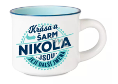 Albi Espresso Mug Nikola - Schönheit und Charme, sind ihre anderen Namen 45 ml