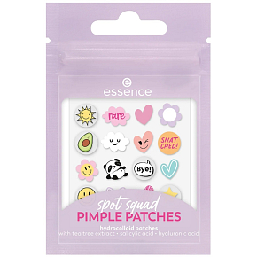Essence Spot Squad Pimple Patches-Aufkleber gegen Pickel 32 Stück Essence Spot Squad Pimple Patches-Aufkleber gegen Pickel 32 Stück