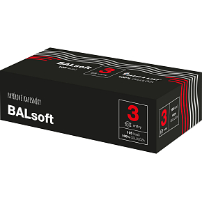 BALsoft 3-lagige Papiertaschentücher in der Box, 105 Stück