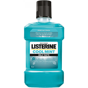 Listerine Cool Mint Mild Taste Mundwasser, 1 l Listerine Cool Mint Mild Taste Mundwasser, 1 l
