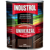 Industrol S2013 universell glänzend Deckfarbe für Metall und Holz, 2430 schokoladenbraun, 750 ml