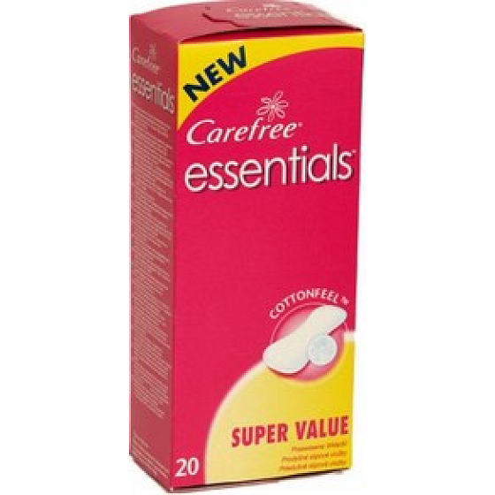 Carefree Essentials Slip Intimeinsätze 20 Stück