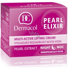 Dermacol Pearl Elixir Smoothing Aufhellende Nachtcreme 50 ml