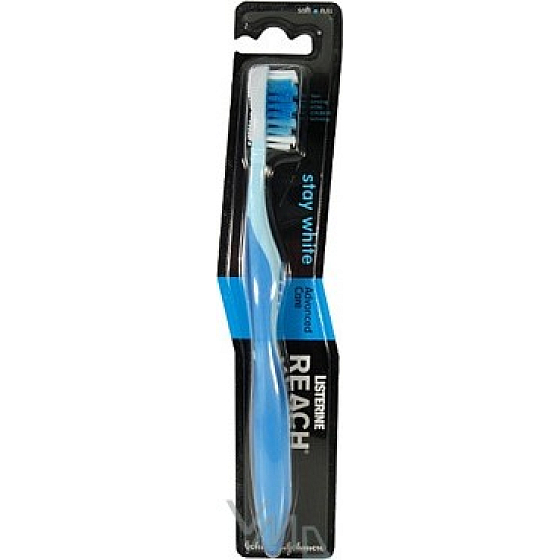 Listerine Reach Stay White Medium Zahnbürste 1 Stück