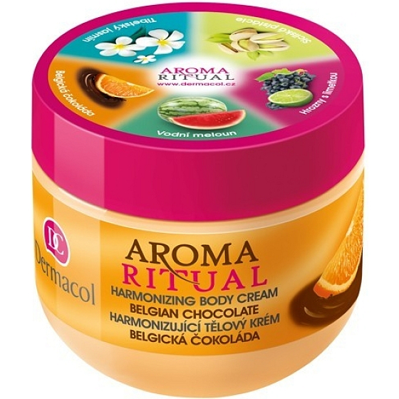 Dermacol Aroma Ritual Belgische Schokoladenorange Harmonisierende Körpercreme 300 ml