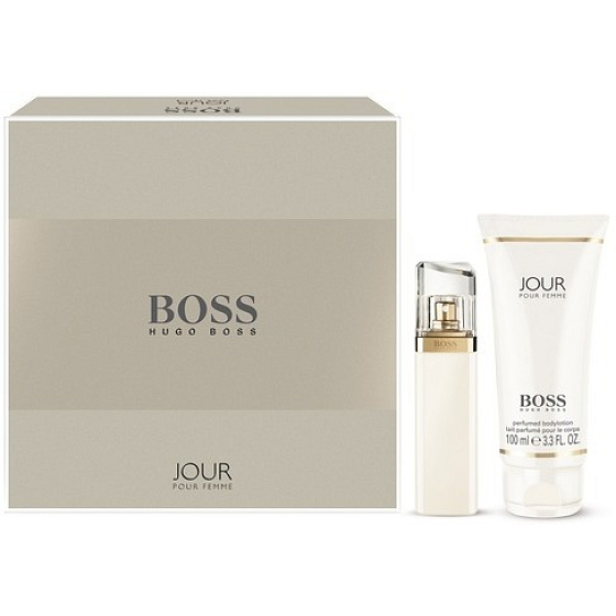Hugo Boss Jour pour Femme parfümiertes Wasser 50 ml + Körperlotion 100 ml, Geschenkset