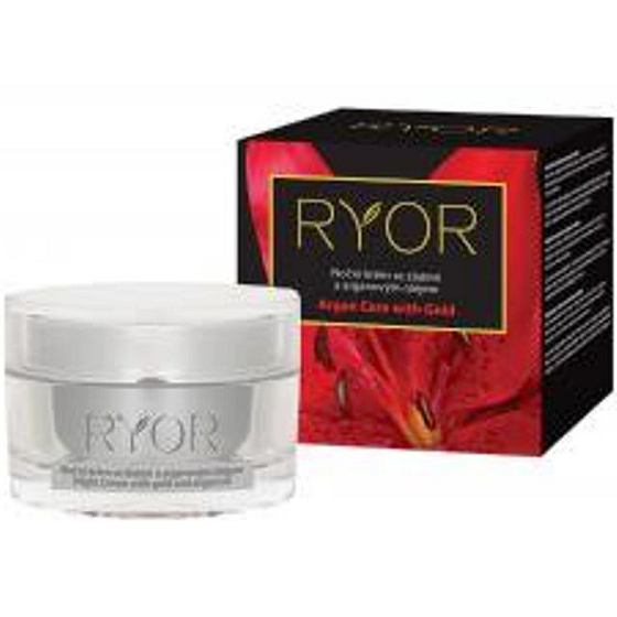 Ryor Argan Care with Gold mit Gold und Arganöl Nachtcreme 50 ml