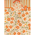 Nekupto Geschenk Papiertüte 23 x 18 x 10 cm Blumen orange 1 Stück 755 01 BM
