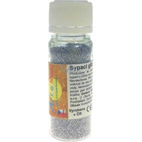 Art e Miss Sprinkler Glitter für dekorative Zwecke Silber fein 14 ml