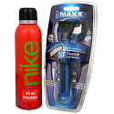 Nike Red Man Deodorant Spray für Männer 200 ml + Herren Rasierer