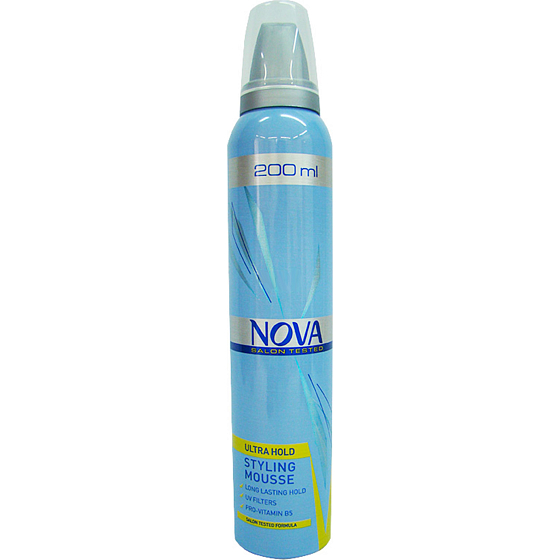Nova Ultra Hold sehr stark versteifendes Haar-Mousse 200 ml