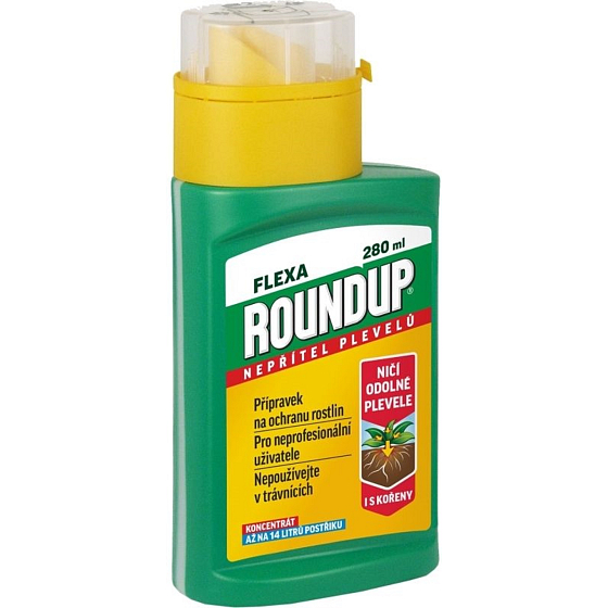 Roundup Flexi tötet Unkräuter mit 280 ml Wurzeln
