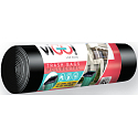 viGO! Müllsäcke schwarz extra dick, 140 µ, 120 Liter 60 x 110 cm, 5 Stück