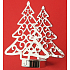 Kerzenhalter Metall Silber Baum 11 cm doppelseitig für Tee