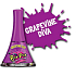Bo-Po Nagellack Peeling dunkel Dunkelviolett mit dem Duft von Grapevine Diva für Kinder 5,5 ml