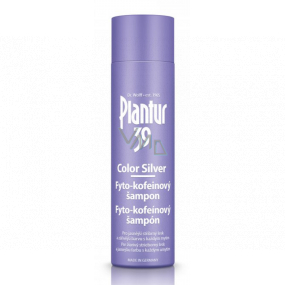 Plantur 39 Color Silver Phyto-Koffein-Shampoo Silberglanz und strahlendere Farbe gegen Haarausfall 250 ml