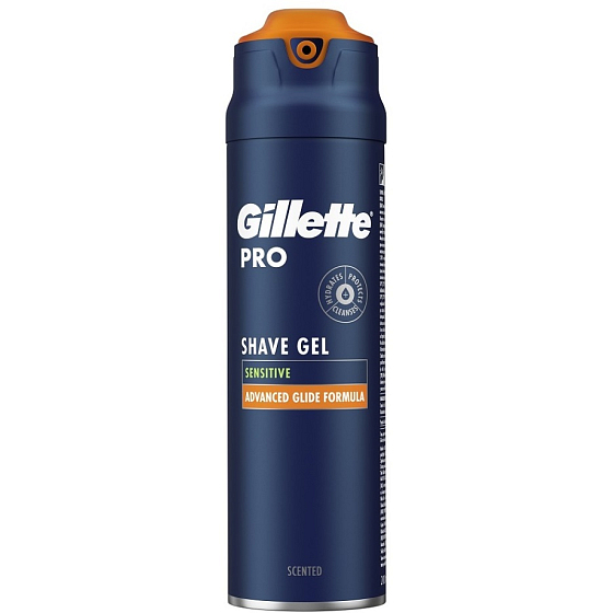 Gillette Pro Sensitive Rasiergel für Männer 200 ml