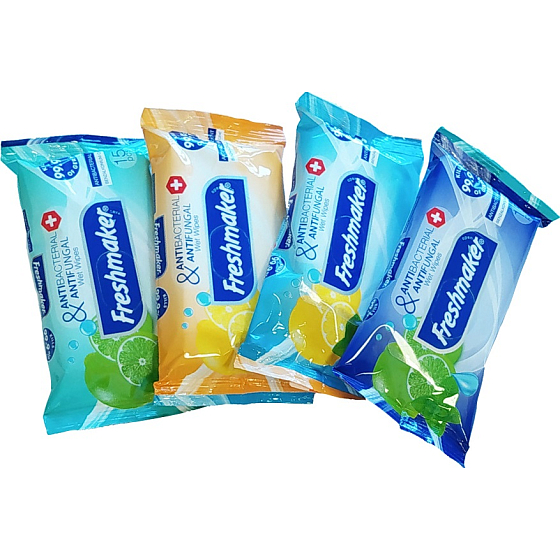 Freshmaker Antibakterielle Feuchttücher 15 Stück