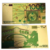 Talisman Gold Kunststoff-Banknote 1 000 EUR