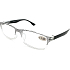 Berkeley Lese-Dioptrienbrille +1,5 Kunststoff transparent, schwarz gestreift 1 Stück MC2248