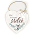 Nekupto Holzschild Believe your heart 15 x 15 x 0,6 cm