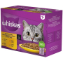 Whiskas Geflügelschmaus im Saft Hähnchen, Ente, Geflügel, Pute Taschen im Saft 12 x 85 g