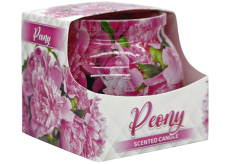 Admit Peony Pfingstrose dekorative Duftkerze rosa 80 g