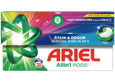 Ariel All in 1 Pods Color gelové kapsle na barevné prádlo 30 dávek