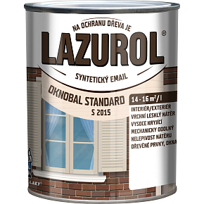 LAZUROL Oknobal Standard Farbe für Fenster S2015, weiß, 600 ml