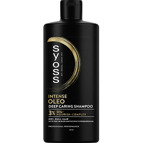 Syoss Oleo Intense Shampoo für trockenes und mattes Haar, 440 ml