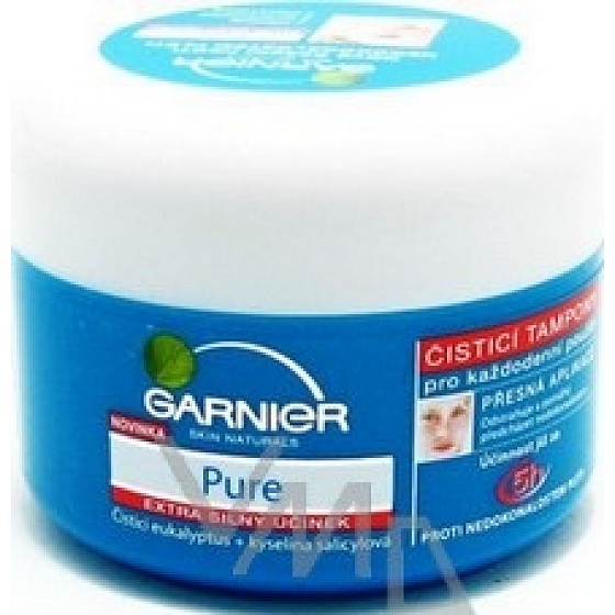 Garnier Skin Naturals Pure Reinigungstupfer für den täglichen Gebrauch 56 Stück