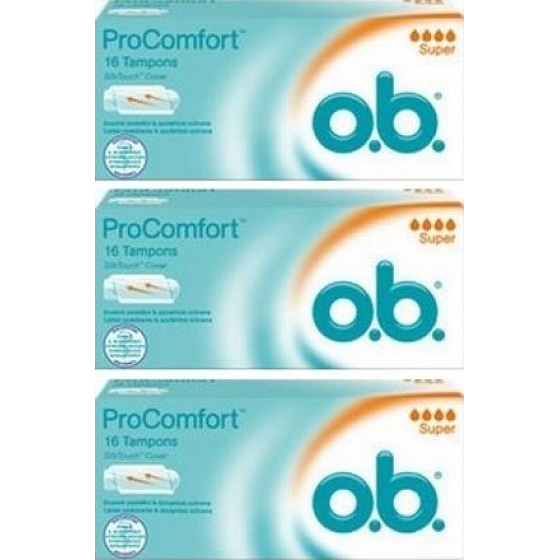 o.b. ProComfort Super Tampons 3 x 16 Stück