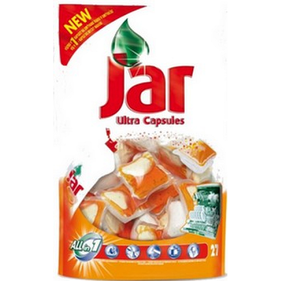 Jar Orange Ultra Kapseln Geschirrspüler Kissen 27 Stück