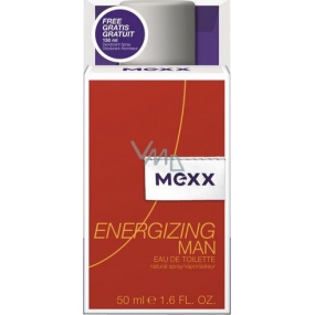 Mexx Energizing Man eau de Toilette 50 ml + Deodorant Spray 150 ml, Geschenkset