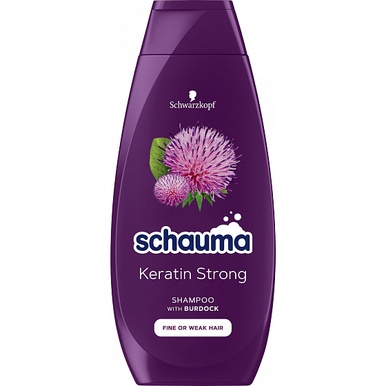 Schauma Keratin Stark stärkendes Shampoo für feines oder schwaches Haar 400 ml