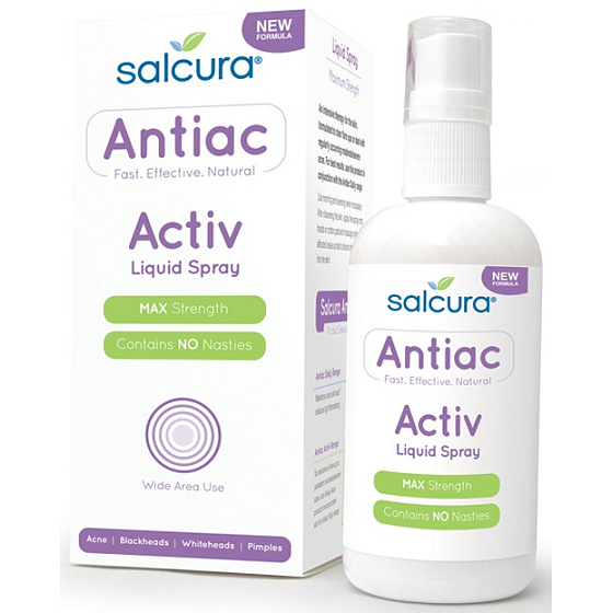 Salcura Antiac Activ Flüssiges entzündungshemmendes Wirkspray für Akne-Haut 50 ml