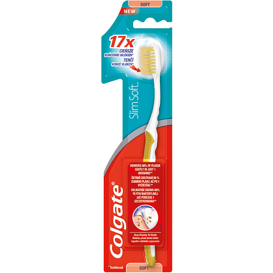 Colgate Slim Soft weiche Zahnbürste 1 Stück