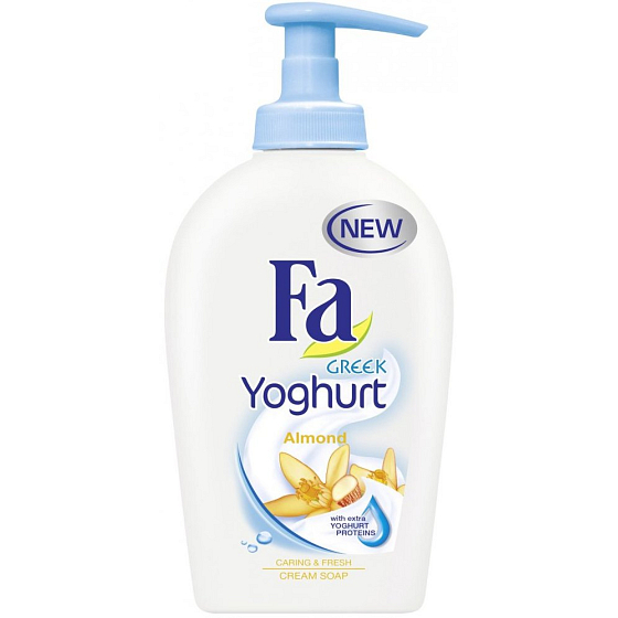 Fa Griechische Joghurt Mandel Flüssigseife mit Spender 300 ml