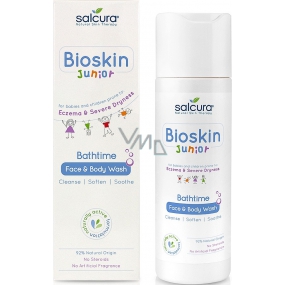 Salcura Bioskin Junior Reinigungsgel für Gesicht und Körper für Kinder ab 3 Monaten 200 ml