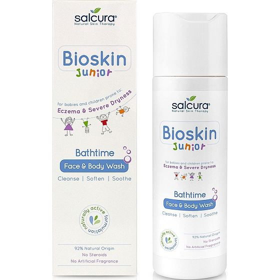 Salcura Bioskin Junior Reinigungsgel für Gesicht und Körper für Kinder ab 3 Monaten 200 ml