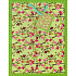 Nekupto Geschenk Papiertüte 23 x 18 x 10 cm Grüne Blüten auf Zweigen 1015 50 KFM