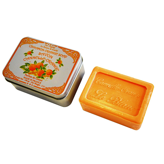 Le Blanc Cannele Orange Naturseife fest in Schachtel 100 g