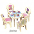 Mini Dream Home Holzpuzzle Traummöbel 03 Esszimmer 20 x 15 cm