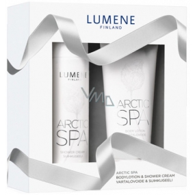 Lumene Artict Aqua für entspannendes und harmonisches Duschgel 250 ml + Körperlotion 200 ml, Kosmetikset