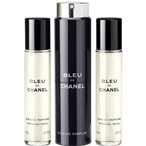 Chanel Bleu de Chanel parfumierte Wasser für Männer 3 x 20 ml Set