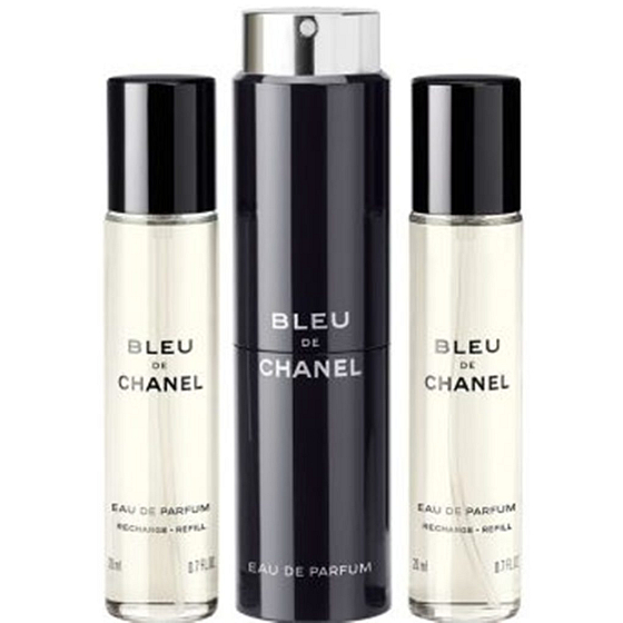 Chanel Bleu de Chanel parfumierte Wasser für Männer 3 x 20 ml Set