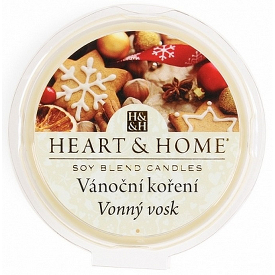 Heart & Home Weihnachtsgewürze Soja natürliches duftendes Wachs 27 g