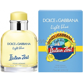 Dolce & Gabbana Hellblaue Schale für Herren EdT 75 ml Eau de Toilette Ladies