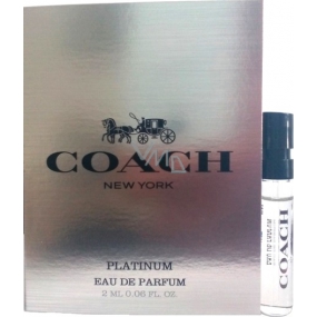 Coach Platinum parfümiertes Wasser für Männer 2 ml mit Spray, Fläschchen